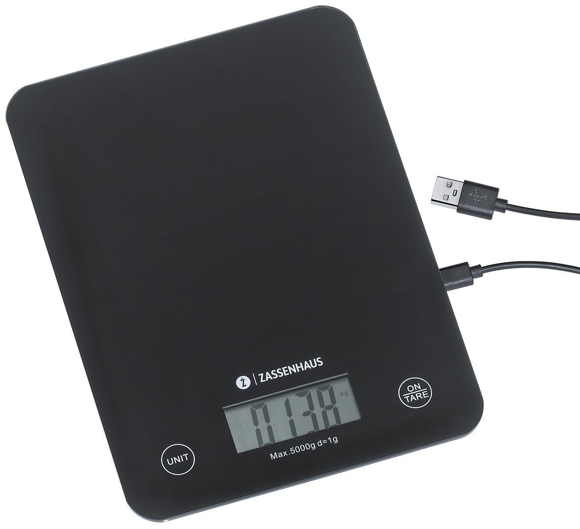 Zassenhaus Digitale Küchenwaage BALANCE USB
